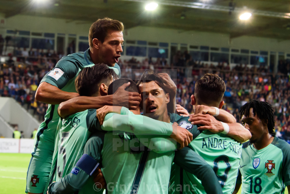 National Team Of Portugal Celebrates Goal During Fifa 18 Qualification Game Between Latvia And Portugal License Download Or Print For 12 40 Photos Picfair National Team Of Portugal Celebrates Goal During Fifa 18 Qualification Game Between Latvia And Portugal License Download Or Print For 12 40 Photos Picfair