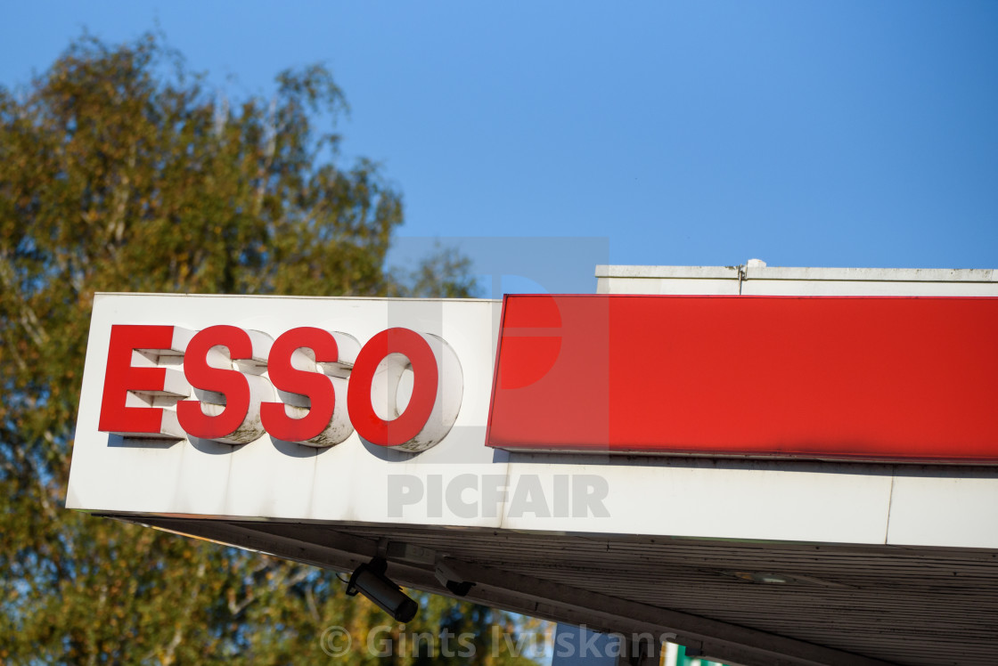 Esso Petrol Station Esso Is A Trading Name For Exxonmobil And Its