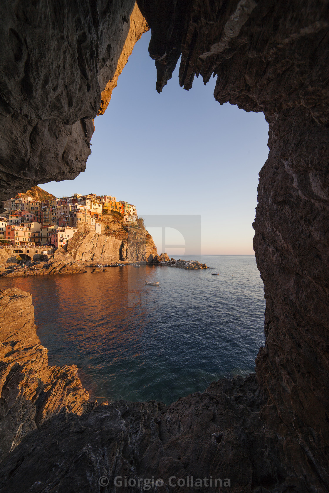 "Manarola-The cave" stock image