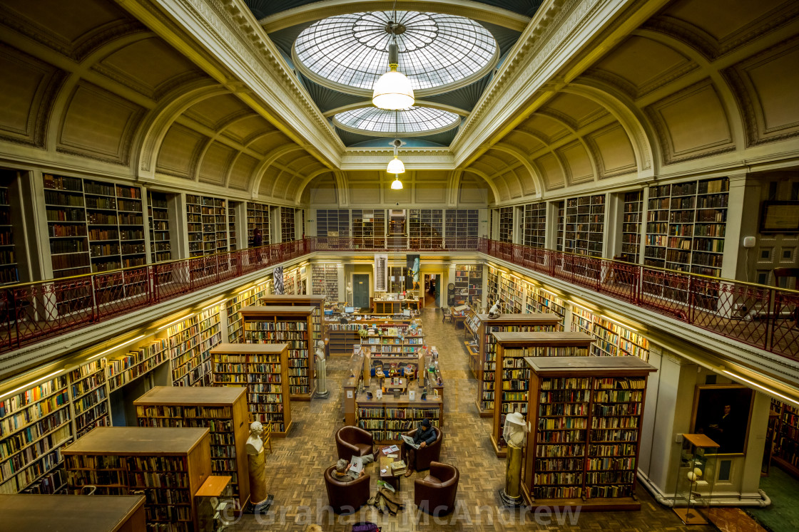 "The Lit. & Phil. library, Newcastle upon Tyne" stock image
