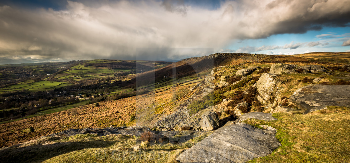 "Views of the Peak District, Derbyshire. England" stock image