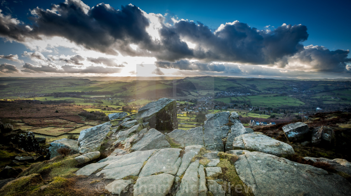 "Views of the Peak District, Derbyshire. England" stock image