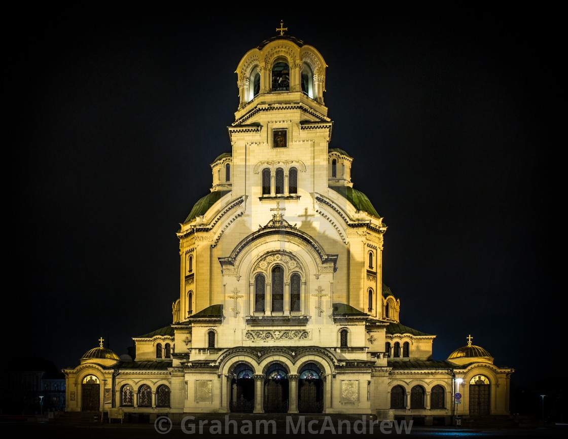 "Alexander Nevski Cathedral in Sofia, Bulgaria" stock image