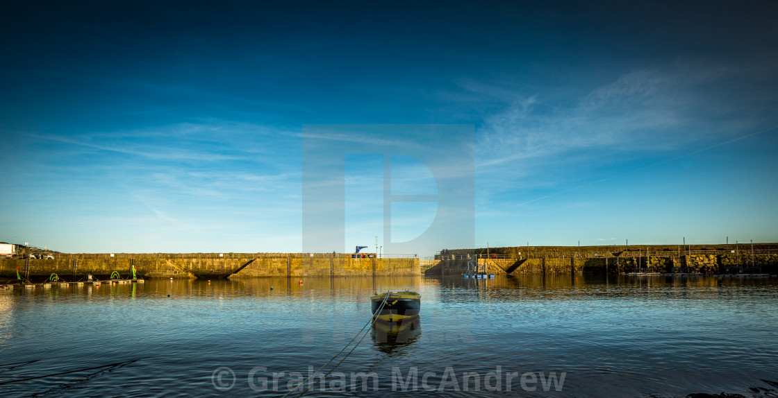 "Mousehole harbour" stock image