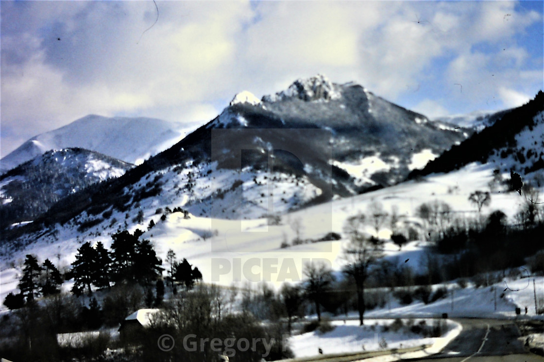 "French Alps" by Gregory Petranek - £10.00 "French Alps" stock image