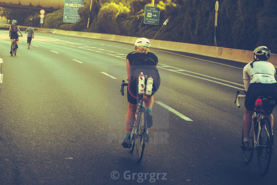 "Move Along the Highway" stock image