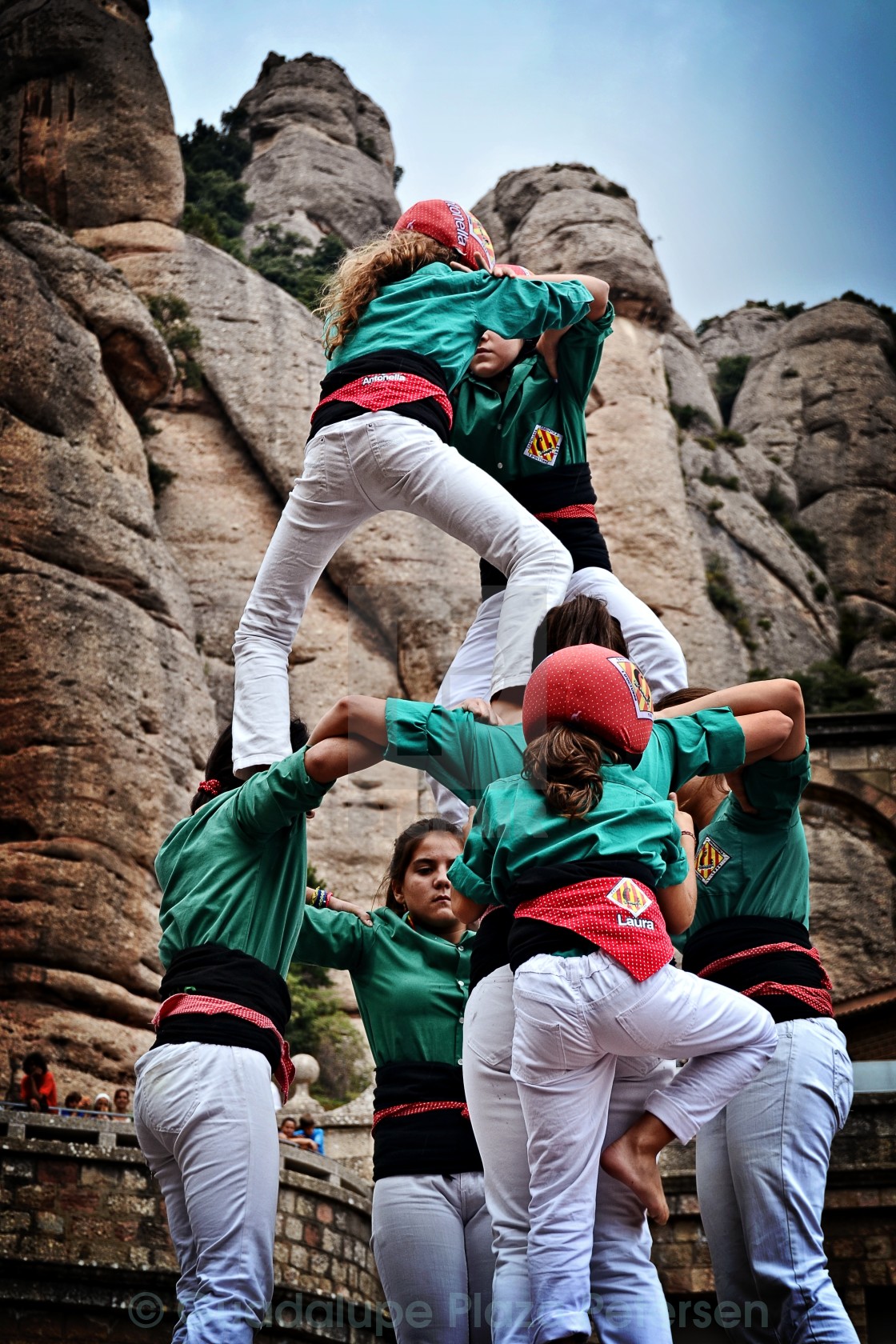 "Castells" stock image