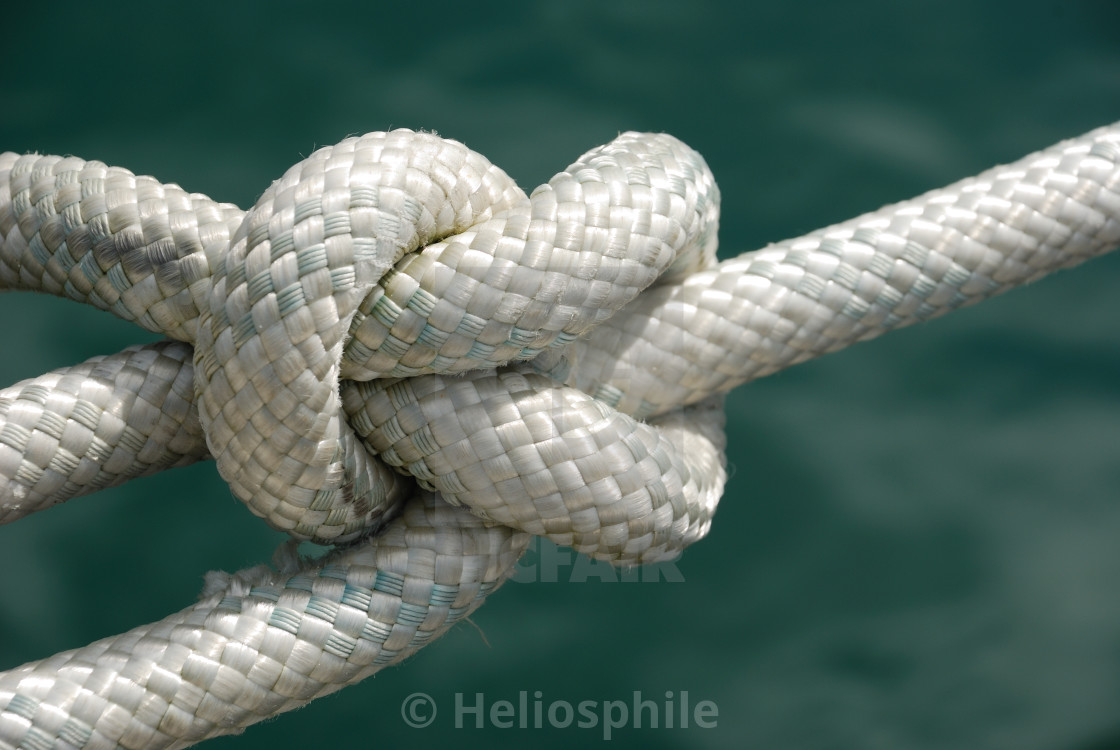 "Knot in rope" stock image