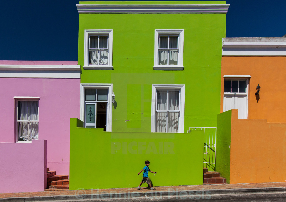 "Street scene, Cape Town" stock image