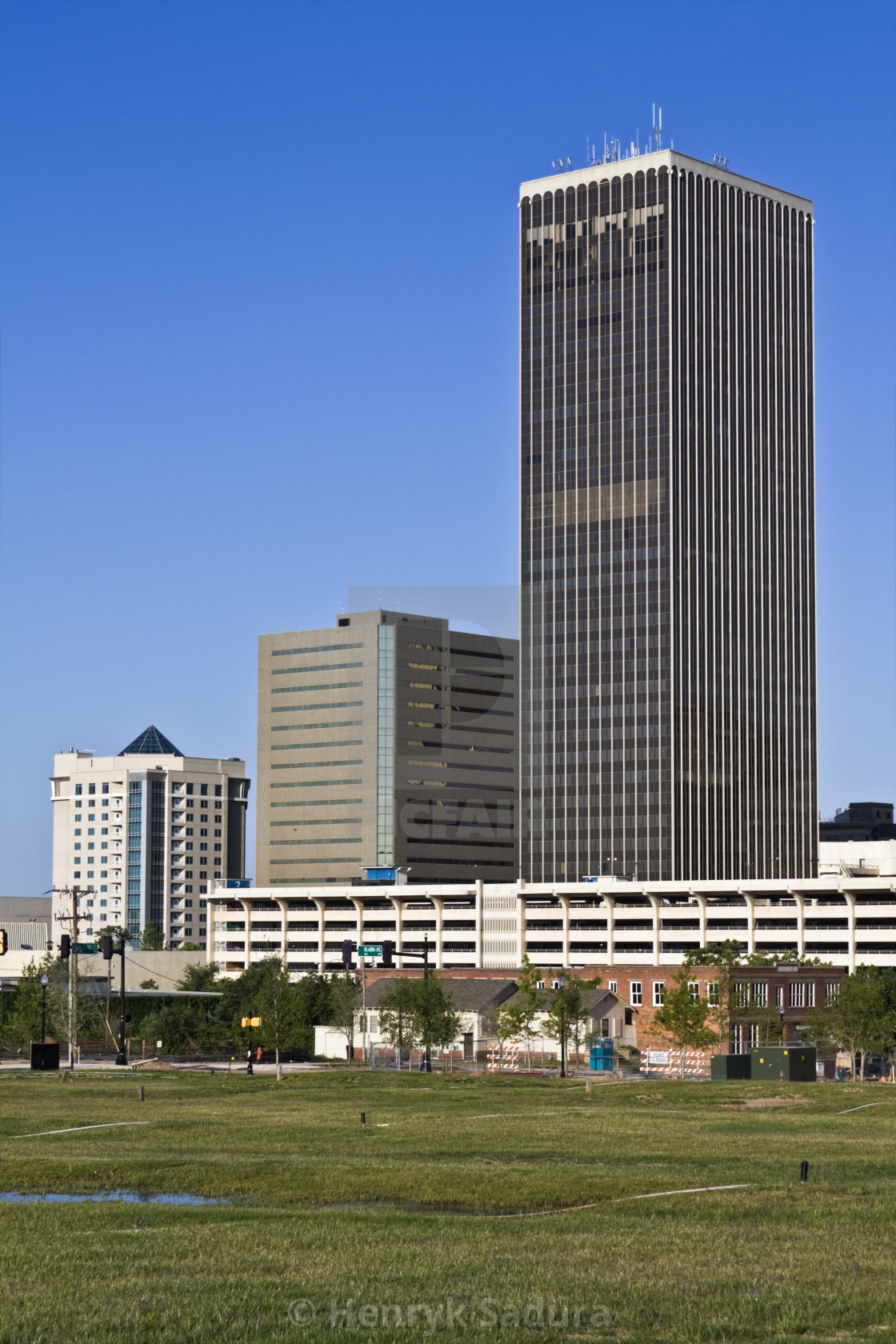 "Buildings in Oklahoma City" stock image