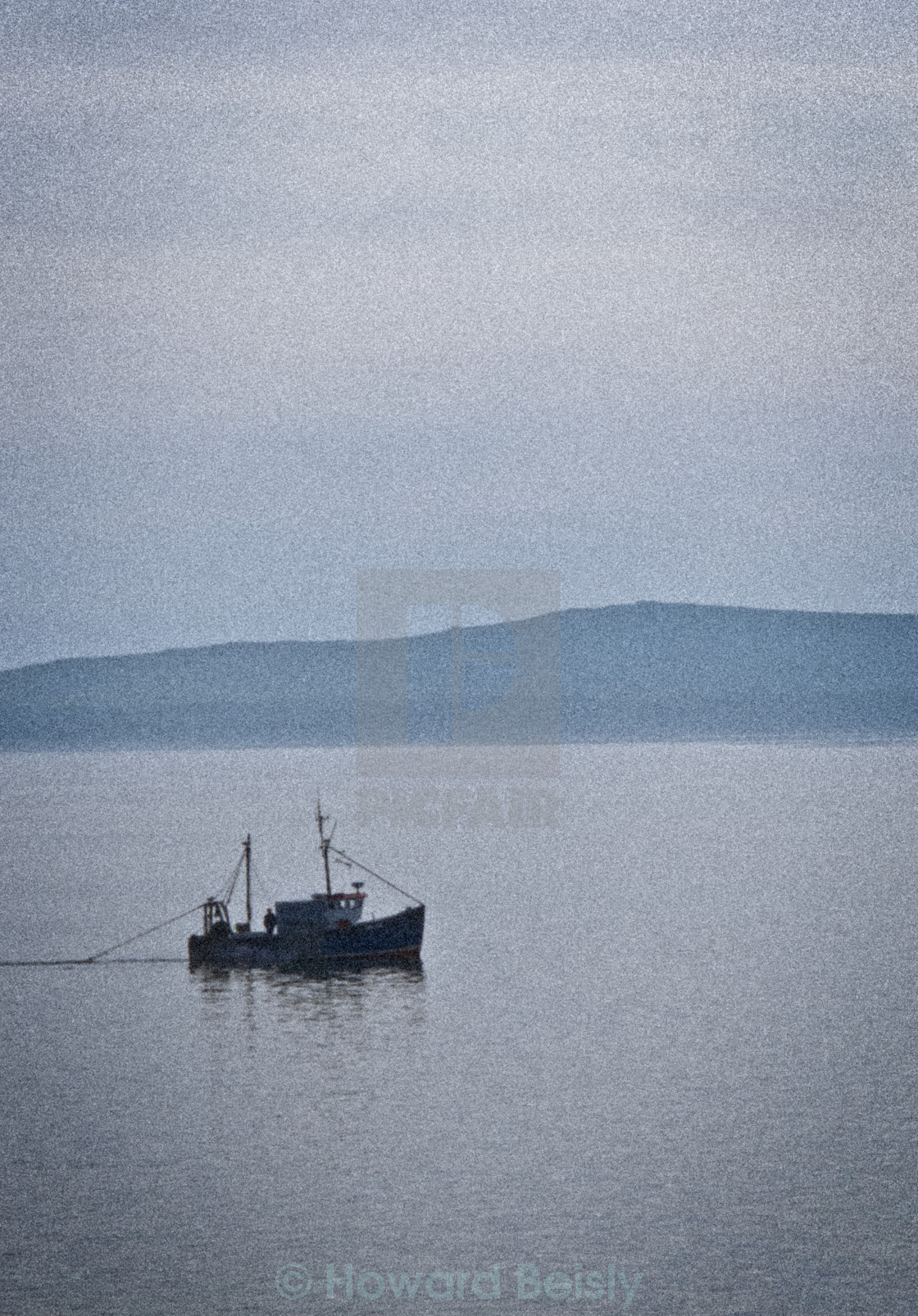 "Last haul of the day" stock image