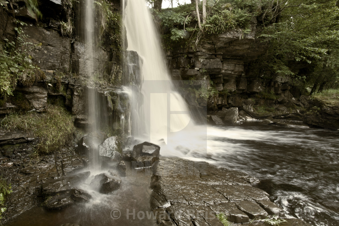 "Catrake Force, on East Gill near Keld" stock image