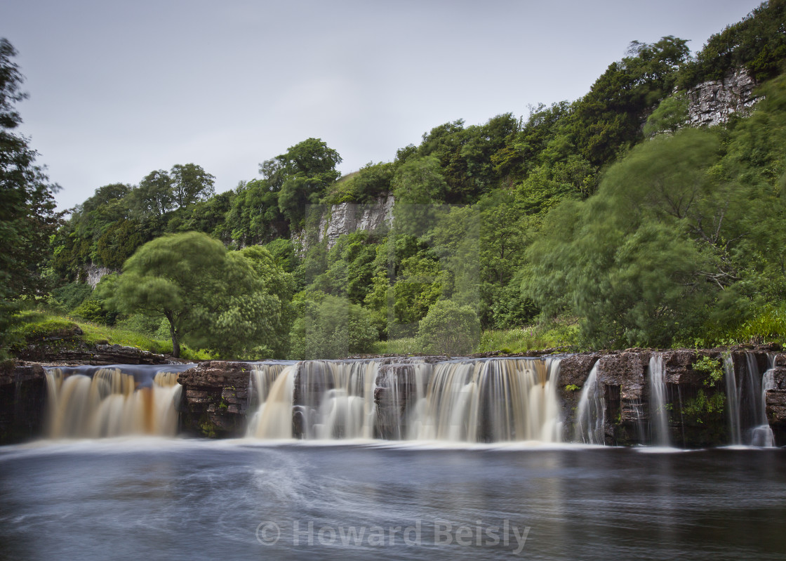 "Wain Wath Force on the River Swale" stock image