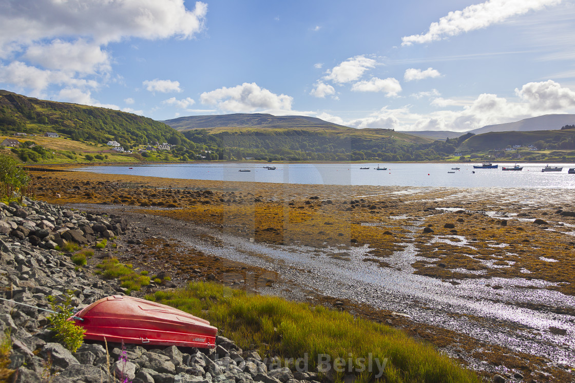 "Uig Bay on Isle of Skye" stock image