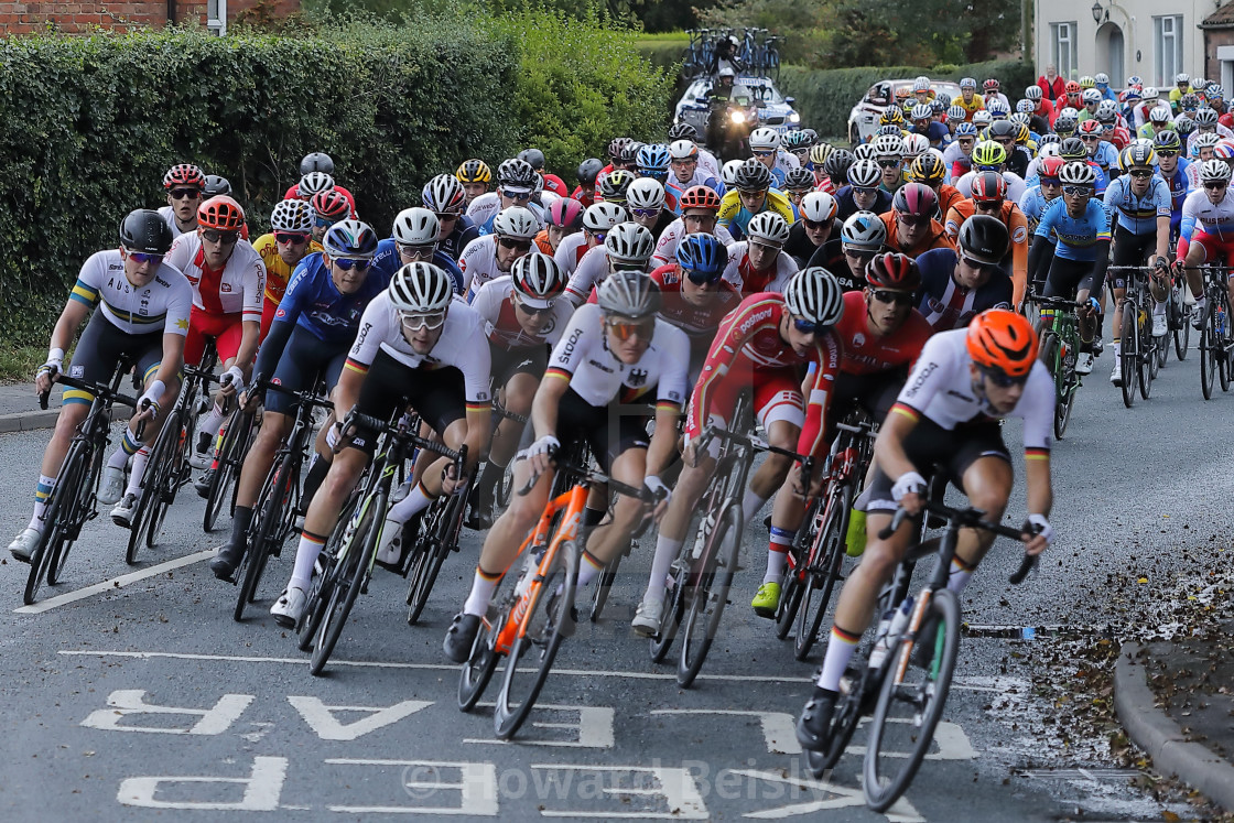 "UCI World Championship U23, Snaith" stock image