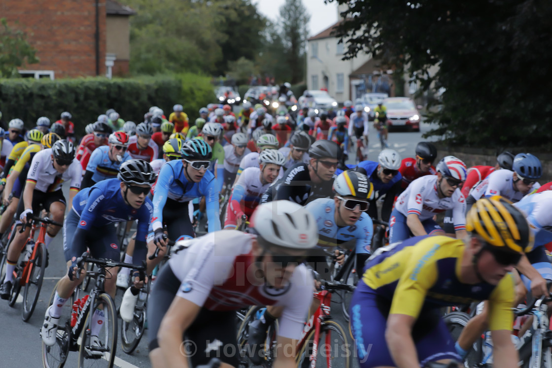 "The UCI World Championship mens U23, in Snaith" stock image