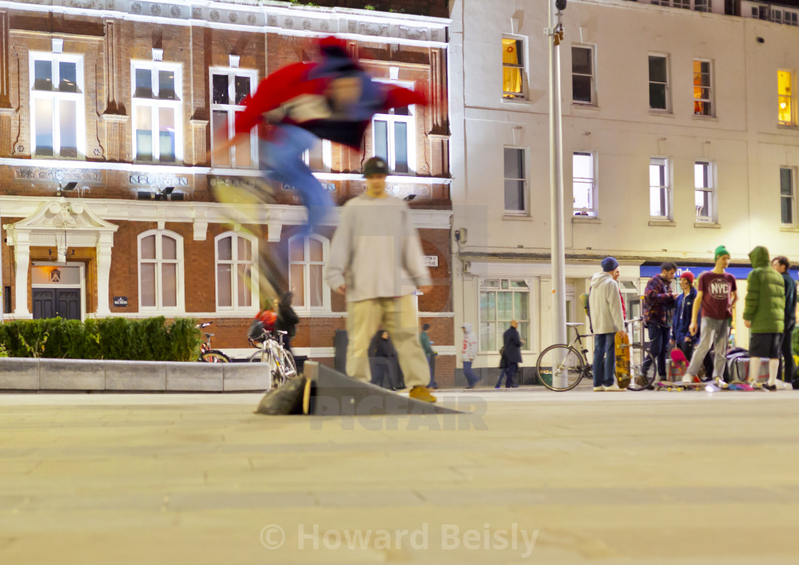 "Skate boarders, Bristol" stock image