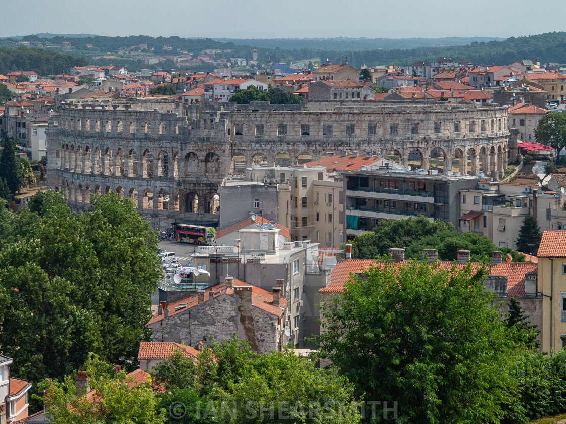 "Pula Roman amphitheatre." by IAN SHEARSMITH - $6.13 "Pula Roman amphitheatre." stock image