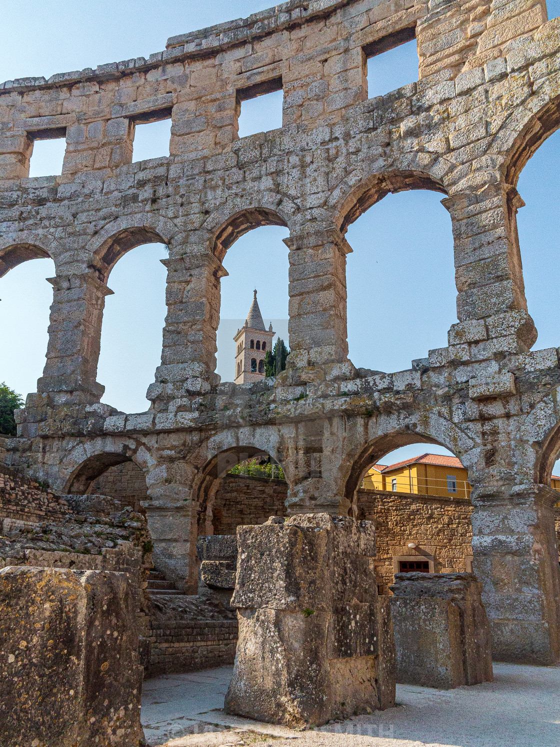 "Pula amphitheatre, Croatia." by IAN SHEARSMITH - $4.60 "Pula amphitheatre, Croatia." stock image