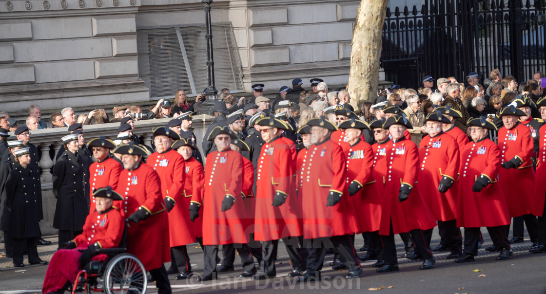 "The National Service of Remembrance at the Cenotaph London" stock image