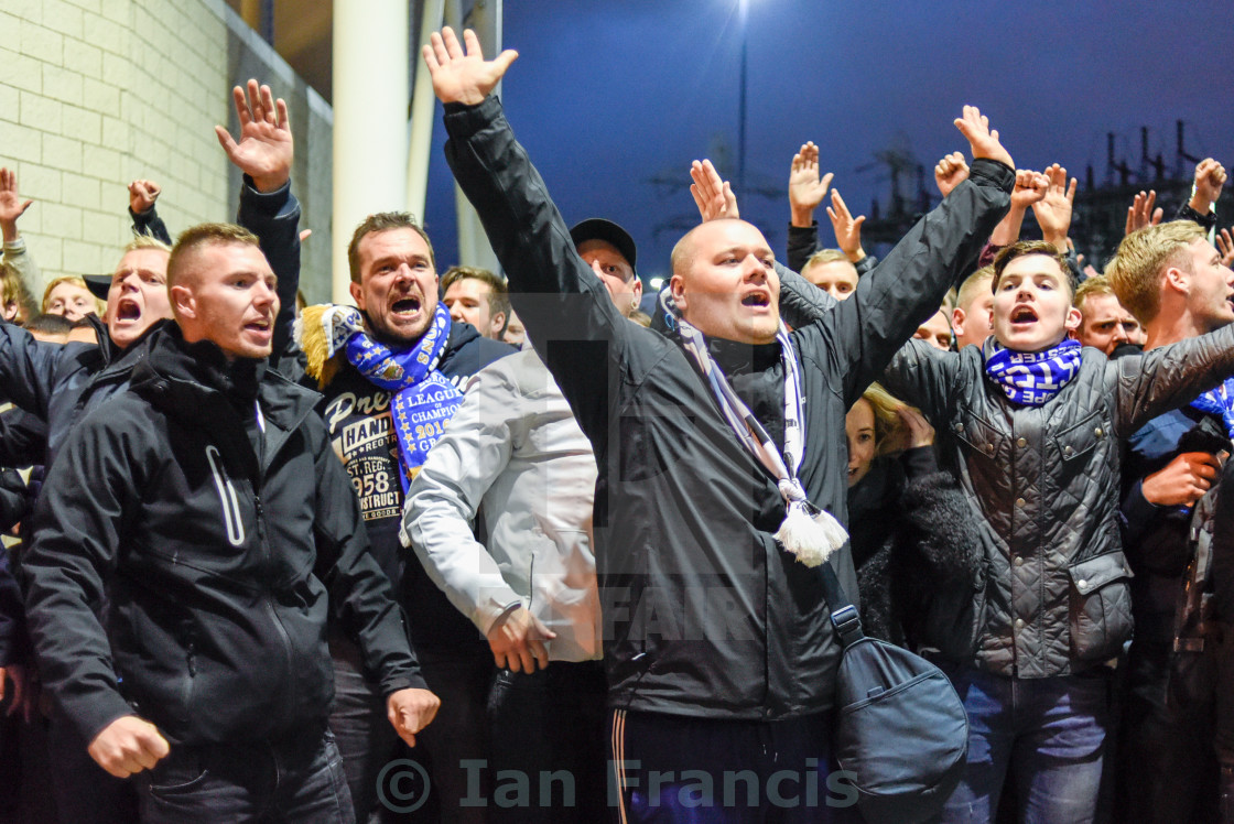 FC Copenhagen Football Fans In Leicester,UK. - download or for £12.39 | Photos | Picfair