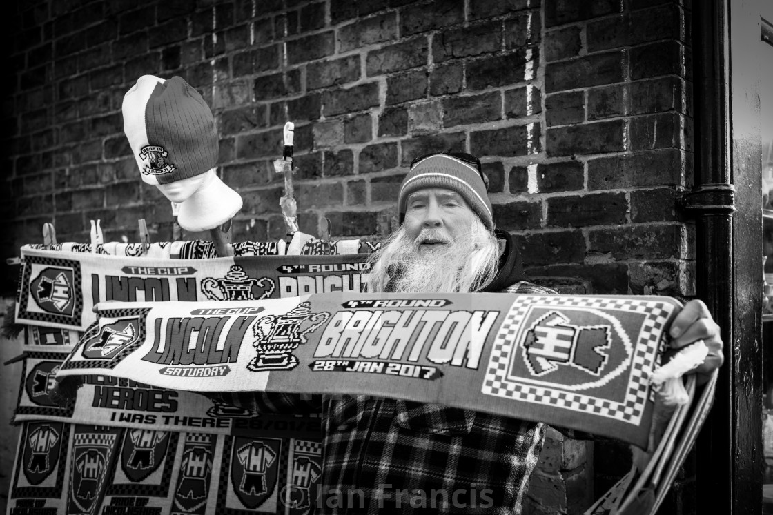 "Lincoln City vs Brighton Hove Albion ,UK." stock image