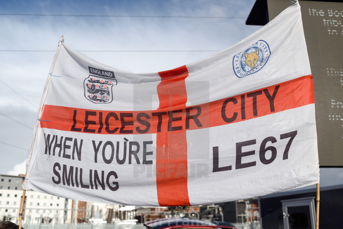 Leicester City 5000 1 Walk For Vichai Uk License Download Or Print For 12 39 Photos Picfair