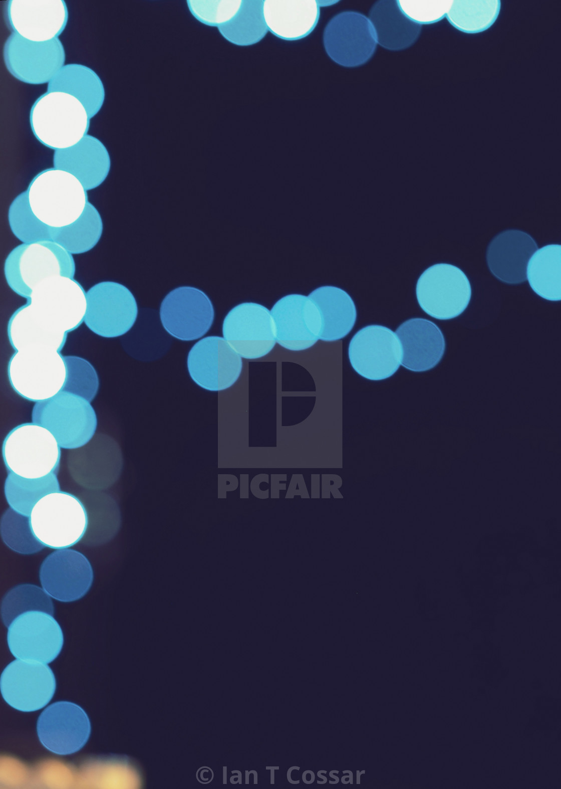 Round Blue Bokeh Effect Lights On Black Background License Download Or Print For 4 96 Photos Picfair