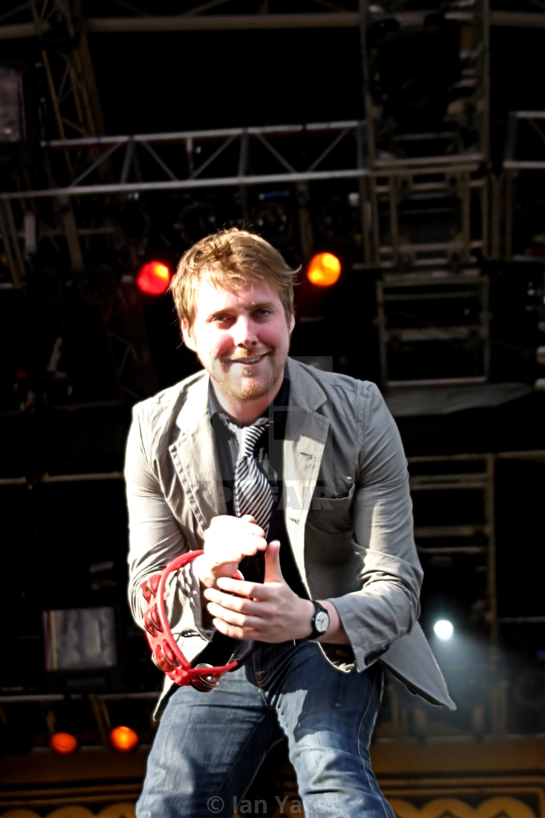 "Ricky Wilson of the Kaiser Chiefs @ the V Festival in Weston Park, August 21st 2005." by Ian Yates - £37.20 "Ricky Wilson of the Kaiser Chiefs @ the V Festival in Weston Park, August 21st 2005." stock image