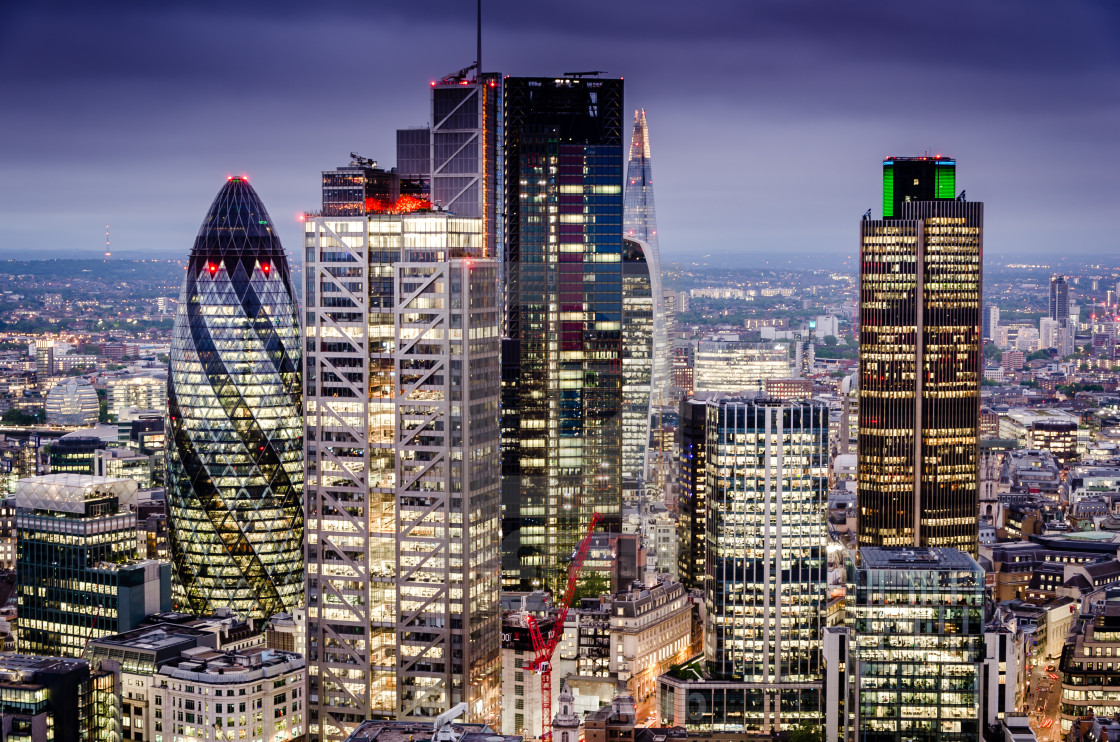 "London skyline" stock image