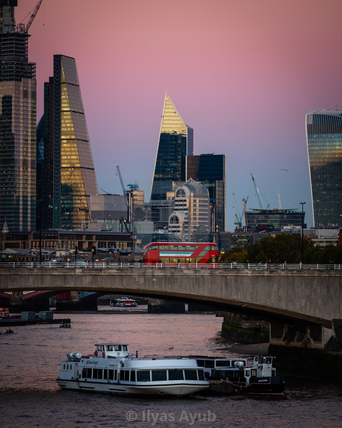 "London skyline" stock image