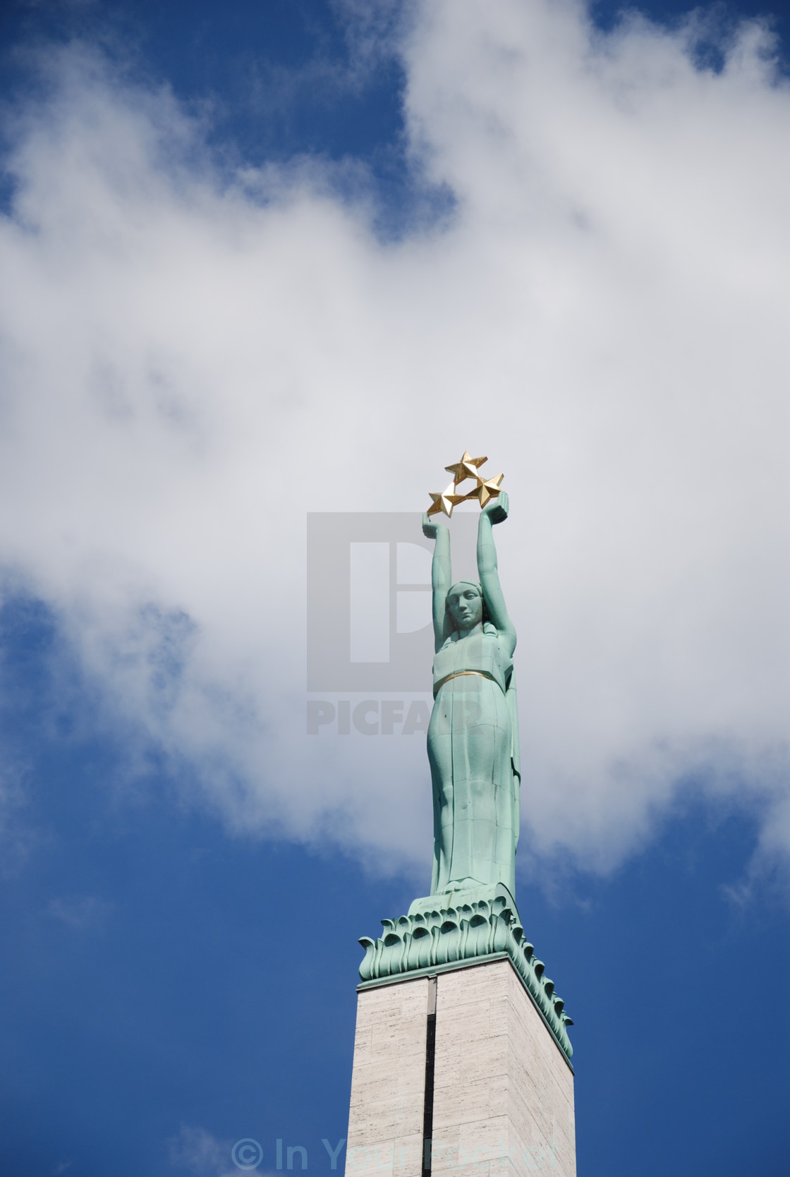 "Freedom Monument, Riga" by In Your Pocket - $7.65 "Freedom Monument, Riga" stock image