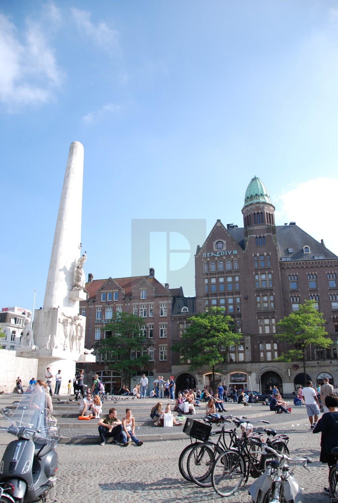 "Dam Square, Amsterdam" by In Your Pocket - $7.65 "Dam Square, Amsterdam" stock image