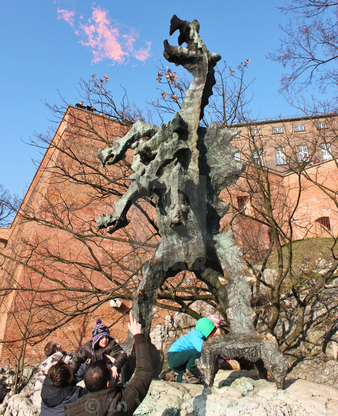"The Wawel Dragon, Kraków" by In Your Pocket - $3.06 "The Wawel Dragon, Kraków" stock image
