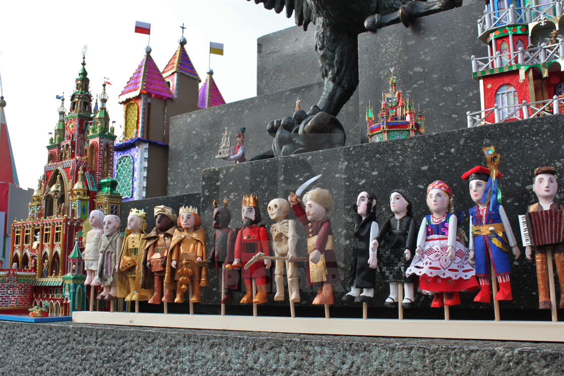 "Kraków Christmas figures" by In Your Pocket - $3.06 "Kraków Christmas figures" stock image