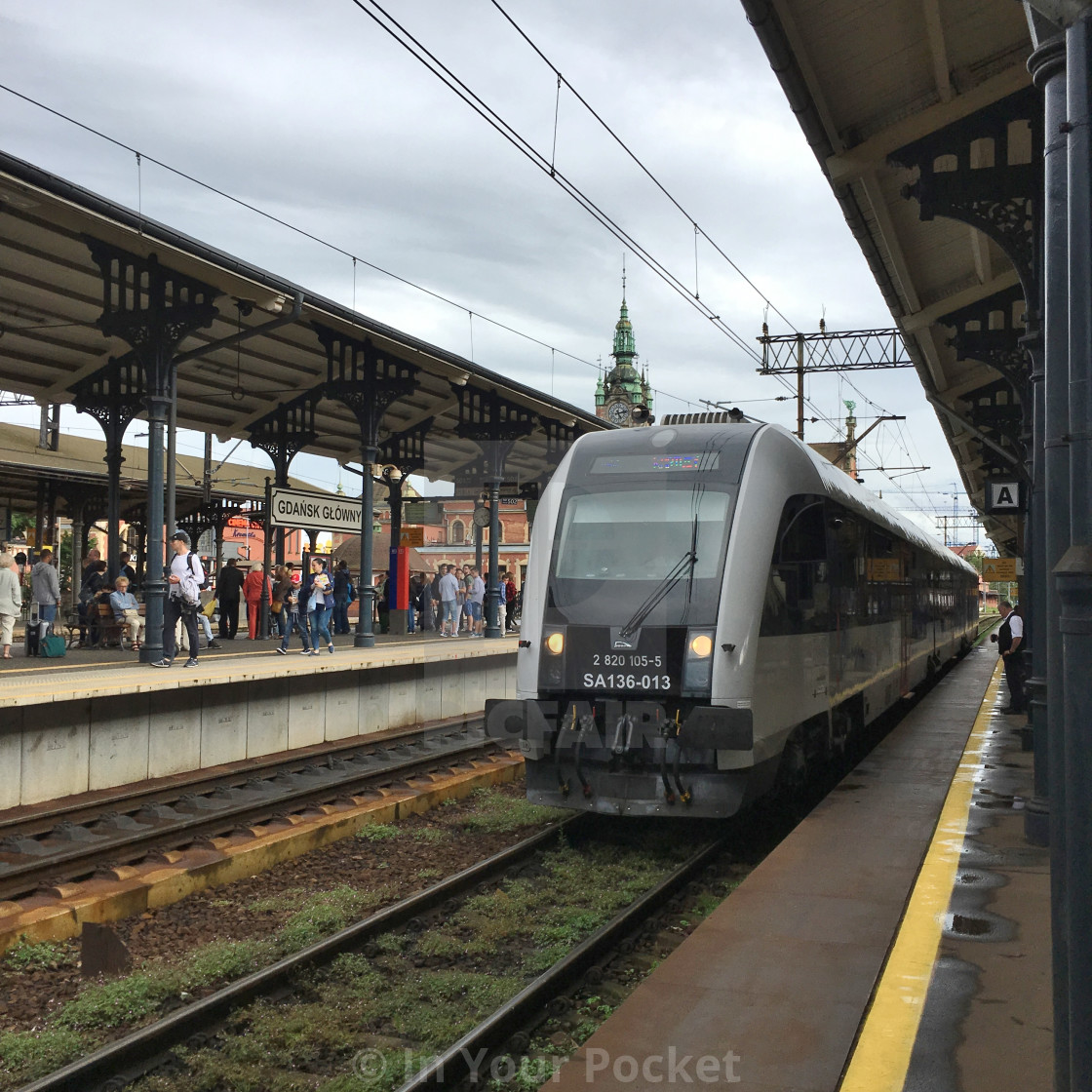 "Gdansk train station" by In Your Pocket - $3.06 "Gdansk train station" stock image