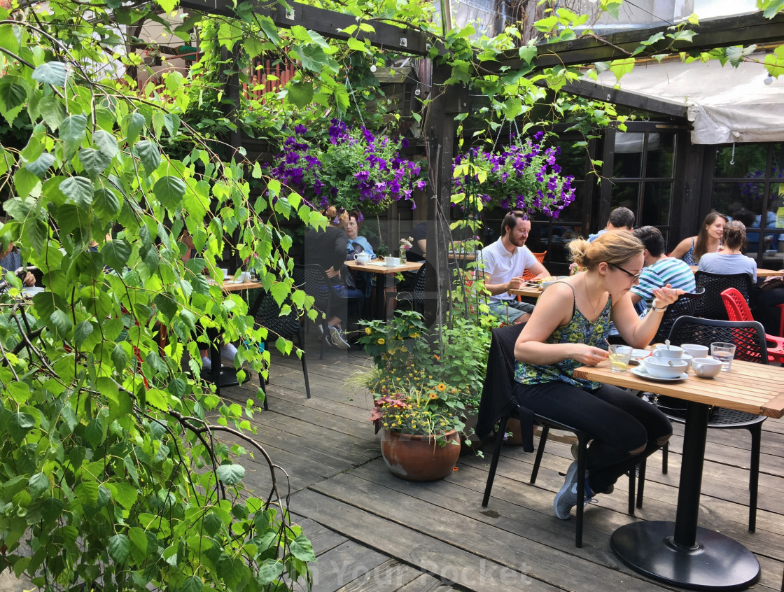 "Krakow beer garden and cafe" by In Your Pocket - $3.06 "Krakow beer garden and cafe" stock image