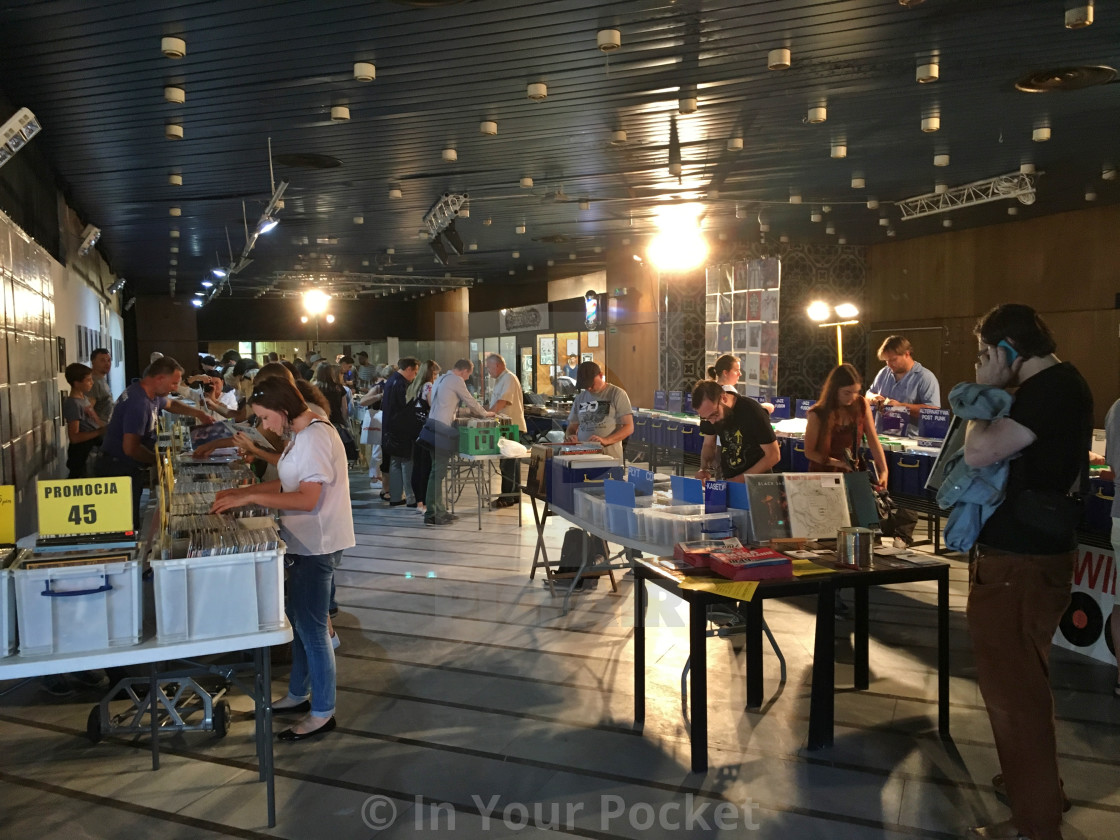 "Vinyl Record Fair in Krakow" by In Your Pocket - $3.06 "Vinyl Record Fair in Krakow" stock image