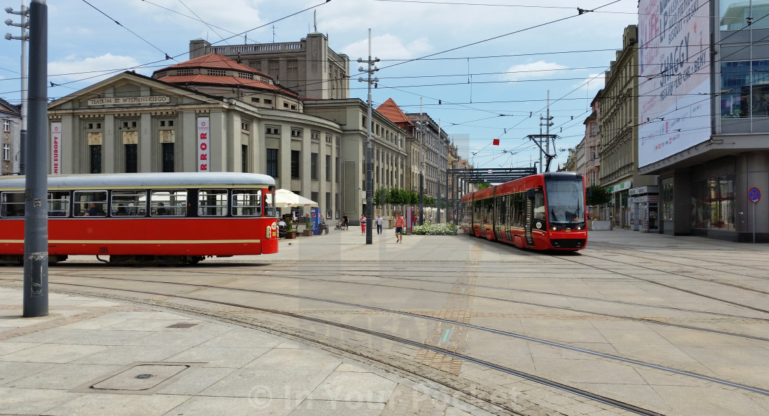 "Katowice trams" by In Your Pocket - $3.06 "Katowice trams" stock image