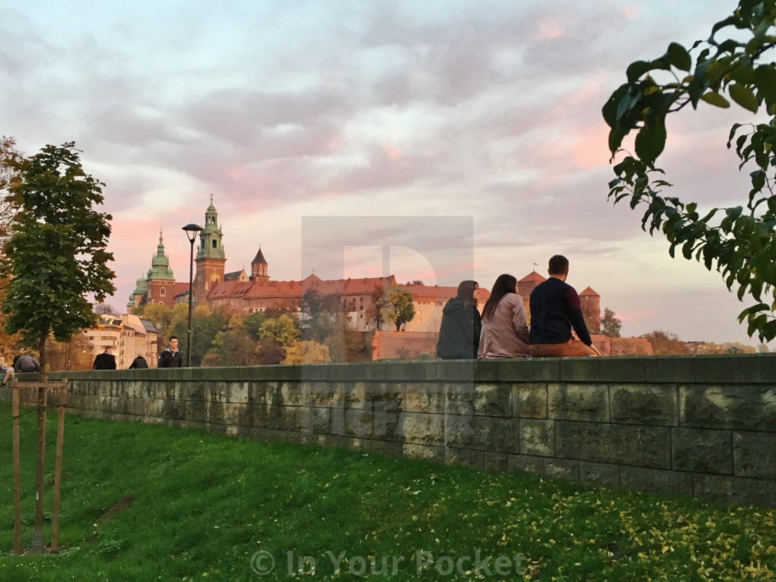 "Autumn sunset in Krakow" by In Your Pocket - $3.06 "Autumn sunset in Krakow" stock image
