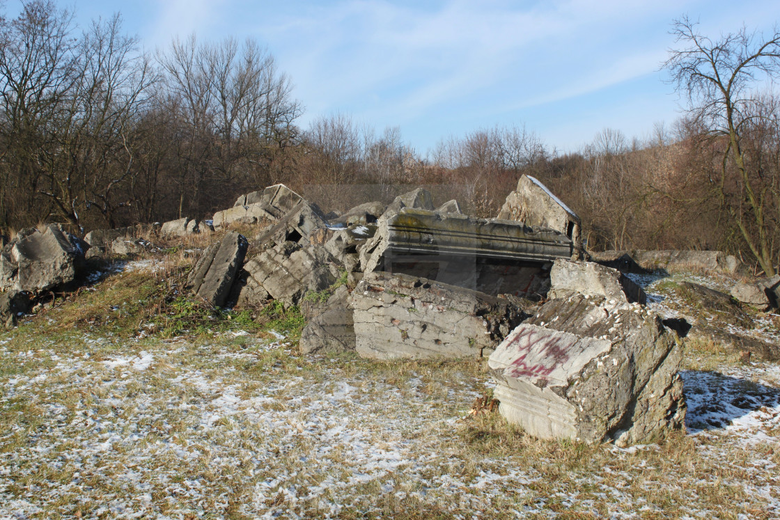 "Kraków: Ruins in Płaszów concentration camp" by In Your Pocket - $3.06 "Kraków: Ruins in Płaszów concentration camp" stock image