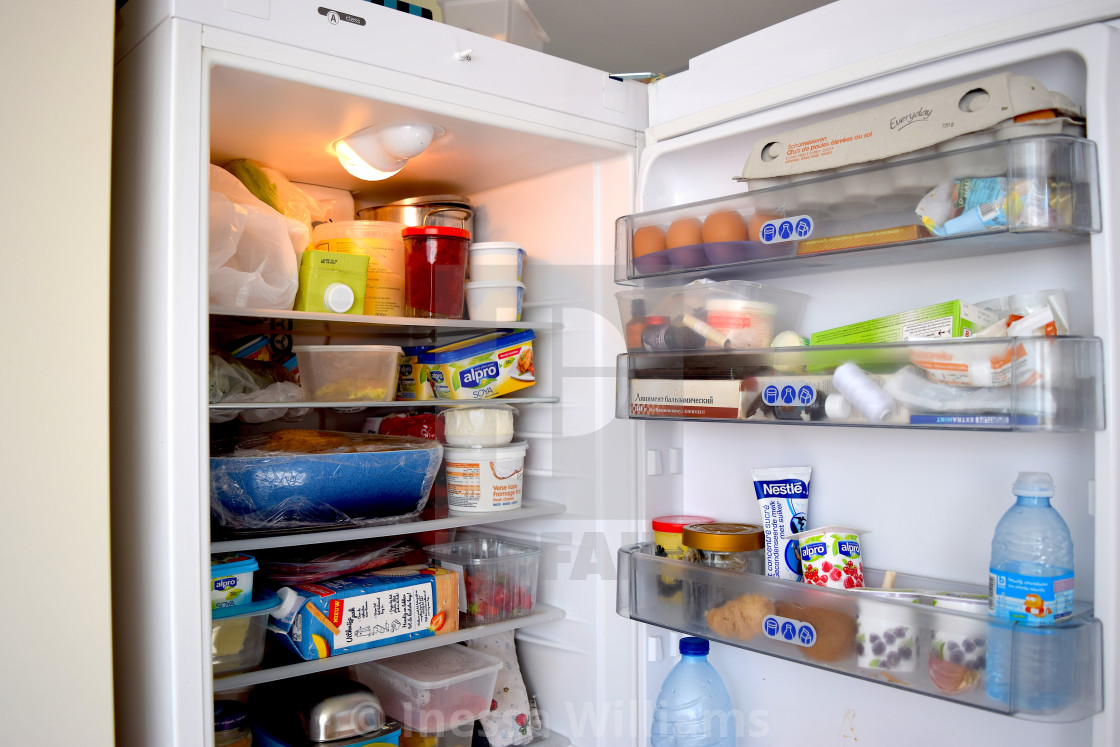 Fridge full of food - License, download or print for £6.20 | Photos |  Picfair