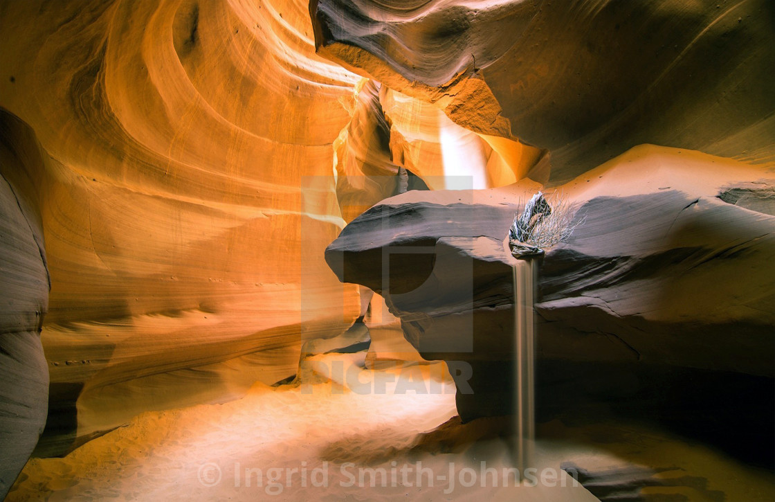 "Antelope Canyon 15" by Ingrid Smith-Johnsen - £10.00 "Antelope Canyon 15" stock image