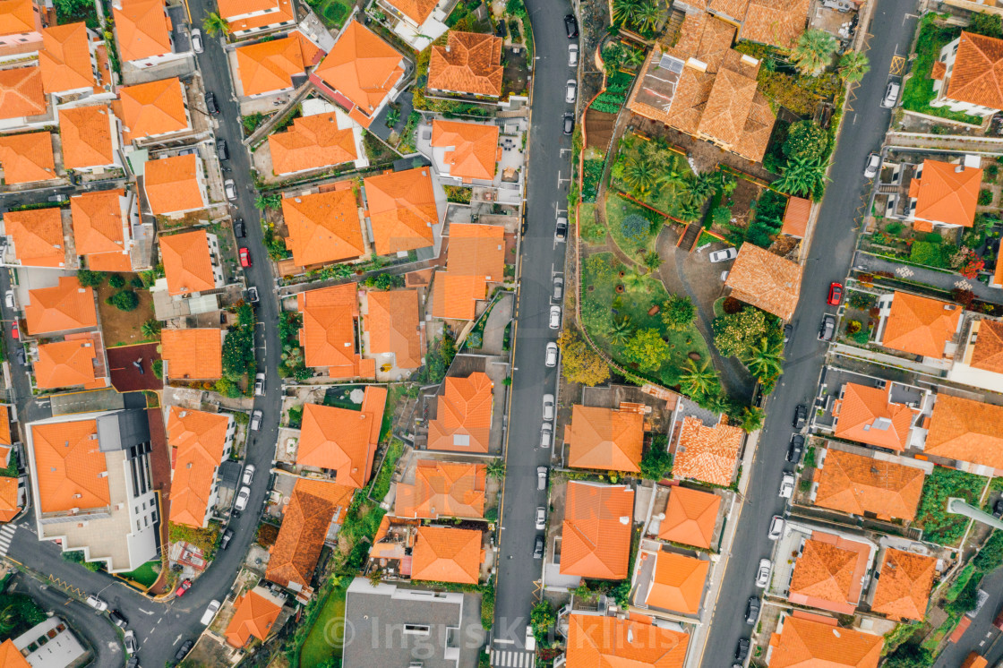 "the capital of Madeira island during cloudy weather." stock image