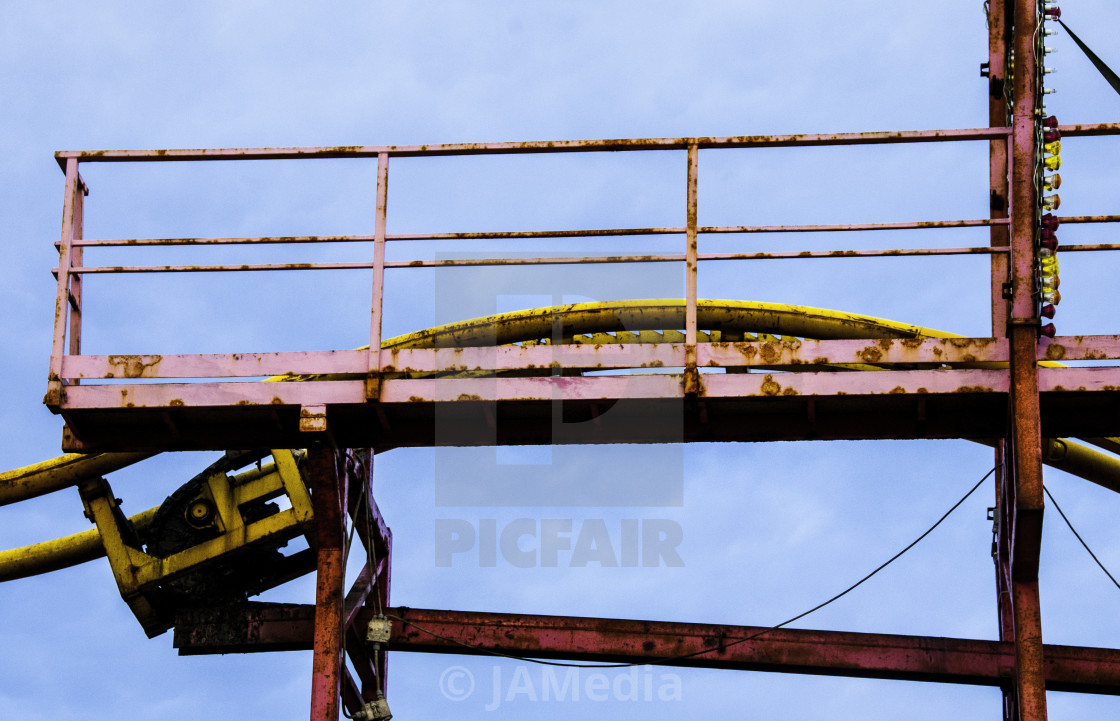 "Fair Ground ride Detail" stock image