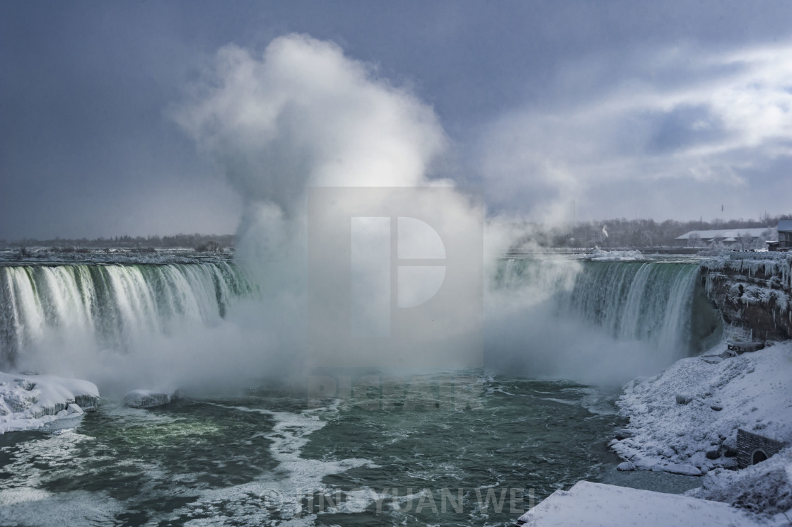 Niagara Falls At Winter Season License Download Or Print For