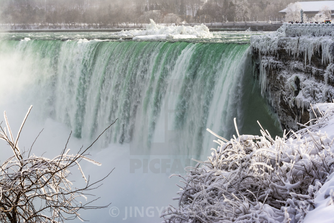 Niagara Falls At Winter Season License Download Or Print For