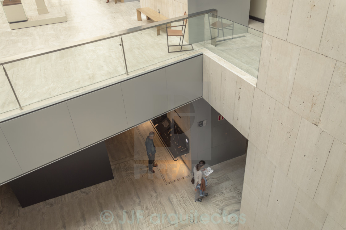 "Visiting a museum" stock image