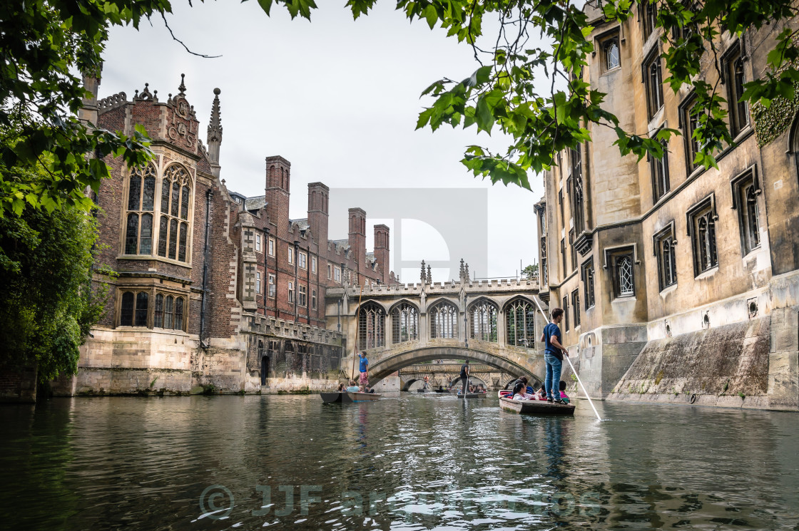 "Bridge of Sights in Cambridge" stock image