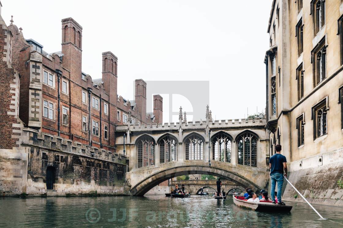 "Bridge of Sights in Cambridge" stock image